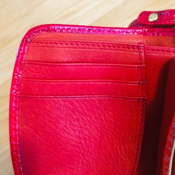 Red Leather Wallet and Coinpurse - Picture 6 of 6